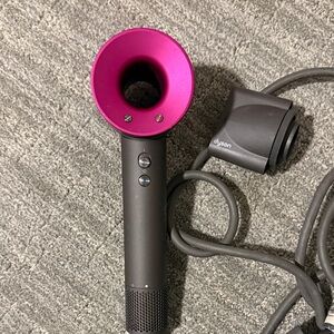 Dyson Supersonic Professional Hair Dryer in Gray and Pink